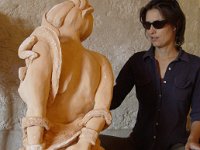 femme à l'iguane : Personnes, ariane, creation, iguane, pieces